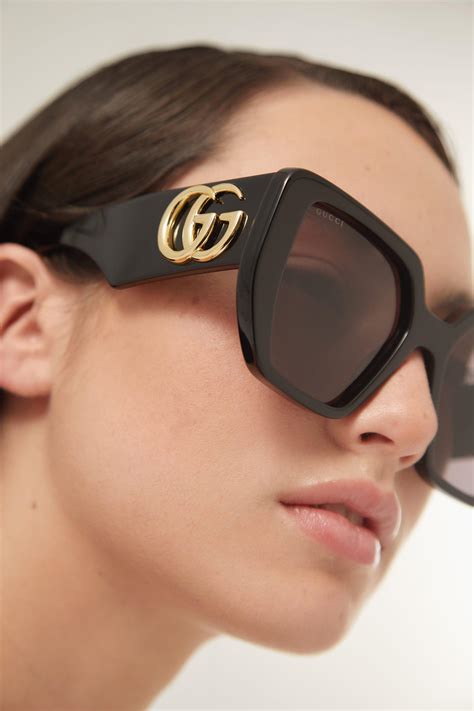 gucci black sun glasses